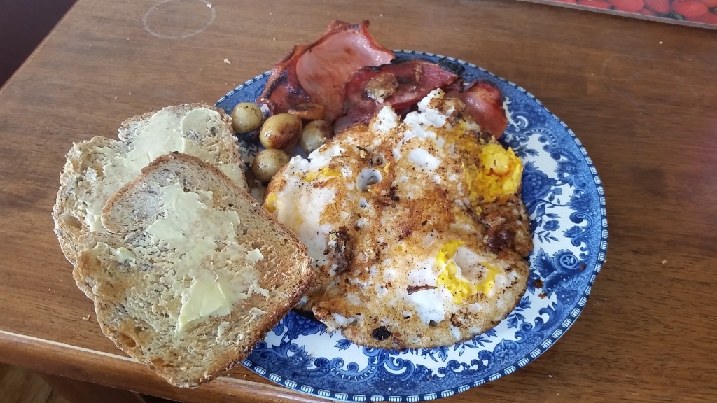 Left the breakfast table feeling full for a change