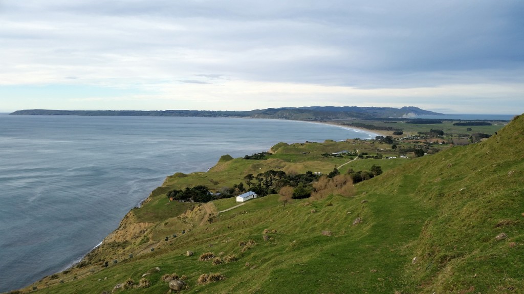 The Mahia Peninsula in the background