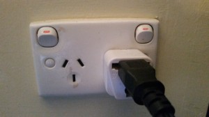 These outlets are "on".